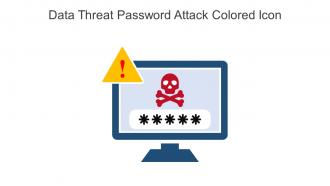 Data Threat Password Attack Colored Icon In Powerpoint Pptx Png And Editable Eps Format