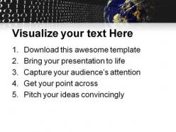 Data transfer internet powerpoint templates and powerpoint backgrounds 0511
