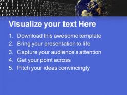 Data transfer internet powerpoint templates and powerpoint backgrounds 0511