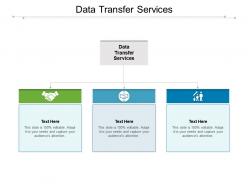 Data transfer services ppt powerpoint presentation professional clipart cpb