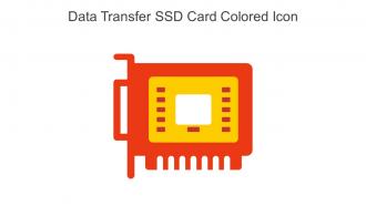 Data Transfer SSD Card Colored Icon In Powerpoint Pptx Png And Editable Eps Format