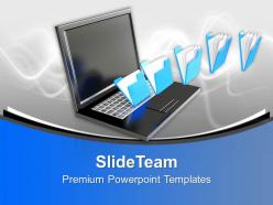 Data transferring technology powerpoint templates ppt themes and graphics 0113