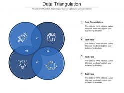 Data triangulation ppt powerpoint presentation model background designs cpb