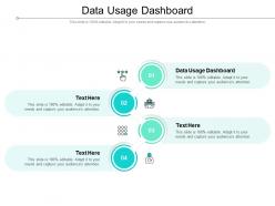 Data usage dashboard ppt powerpoint presentation outline rules cpb