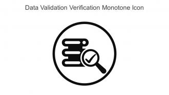 Data Validation Verification Monotone Icon In Powerpoint Pptx Png And Editable Eps Format