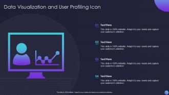 Data Visualization And User Profiling Icon