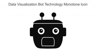 Data Visualization Bot Technology Monotone Icon In Powerpoint Pptx Png And Editable Eps Format
