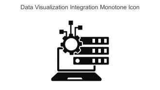 Data Visualization Integration Monotone Icon In Powerpoint Pptx Png And Editable Eps Format