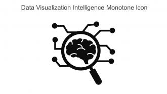 Data Visualization Intelligence Monotone Icon In Powerpoint Pptx Png And Editable Eps Format