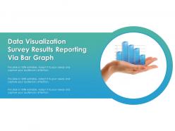Data visualization survey results reporting via bar graph