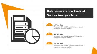 Data Visualization Tools Of Survey Analysis Icon