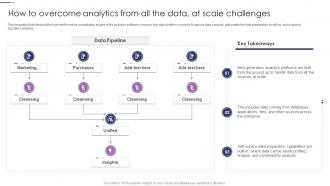 Data Visualizations Playbook How To Overcome Analytics From All The Data At Scale Challenges