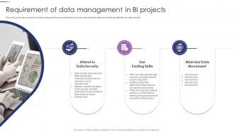 Data Visualizations Playbook Requirement Of Data Management In BI Projects