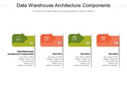 Data warehouse architecture components ppt powerpoint presentation visuals cpb