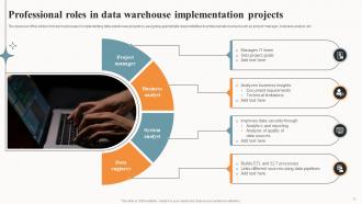 Data Warehouse Implementation Powerpoint Ppt Template Bundles Ideas Appealing