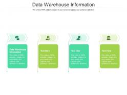 Data warehouse information ppt powerpoint presentation outline picture cpb