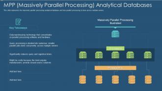 Data warehouse it mpp massively parallel processing analytical databases