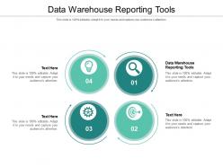 Data warehouse reporting tools ppt powerpoint presentation gallery slides cpb