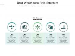 Data warehouse role structure ppt powerpoint presentation styles skills cpb