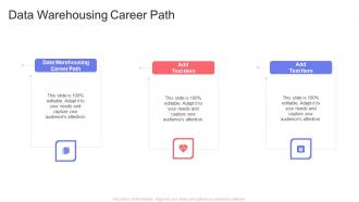 Data Warehousing Career Path In Powerpoint And Google Slides Cpb