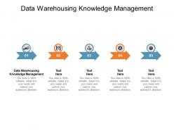 Data warehousing knowledge management ppt powerpoint presentation ideas maker cpb