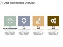 Data warehousing overview ppt powerpoint presentation infographics structure cpb
