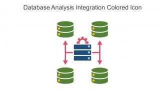 Database Analysis Integration Colored Icon In Powerpoint Pptx Png And Editable Eps Format