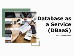 Database As A Service Powerpoint Presentation Slides