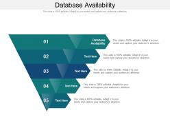 Database availability ppt powerpoint presentation icon ideas cpb