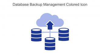 Database Backup Management Colored Icon In Powerpoint Pptx Png And Editable Eps Format