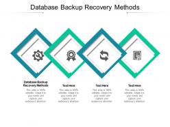 Database backup recovery methods ppt powerpoint presentation layouts objects cpb