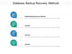 Database backup recovery methods ppt powerpoint presentation show graphics cpb
