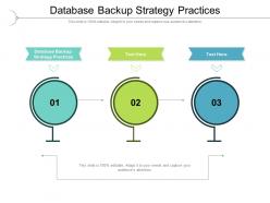 Database backup strategy practices ppt powerpoint presentation professional pictures cpb