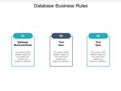 Database Business Rules Ppt Powerpoint Presentation Infographics Skills ...