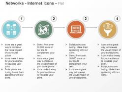 Database Connection Global Network Process Filtration Ppt Icons Graphics