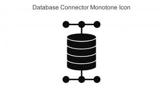 Database Connector Monotone Icon In Powerpoint Pptx Png And Editable Eps Format
