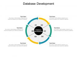 Database development ppt powerpoint presentation summary themes cpb
