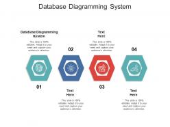 Database diagramming system ppt powerpoint presentation styles slide portrait cpb