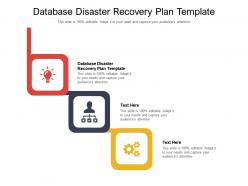 Database disaster recovery plan template ppt powerpoint design inspiration cpb