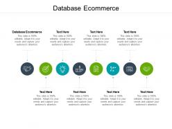 Database ecommerce ppt powerpoint presentation gallery layout ideas cpb