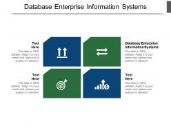 Database enterprise information systems ppt powerpoint presentation smartart cpb