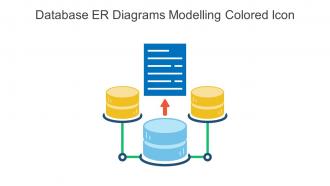 Database ER Diagrams Modelling Colored Icon In Powerpoint Pptx Png And Editable Eps Format