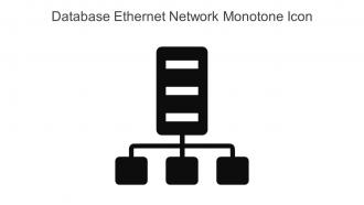 Database Ethernet Network Monotone Icon In Powerpoint Pptx Png And Editable Eps Format