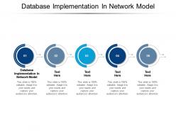 Database implementation in network model ppt powerpoint presentation model design inspiration cpb