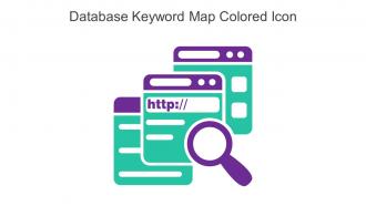 Database Keyword Map Colored Icon In Powerpoint Pptx Png And Editable Eps Format