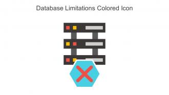 Database Limitations Colored Icon In Powerpoint Pptx Png And Editable Eps Format