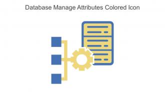 Database Manage Attributes Colored Icon In Powerpoint Pptx Png And Editable Eps Format
