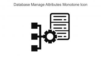 Database Manage Attributes Monotone Icon In Powerpoint Pptx Png And Editable Eps Format