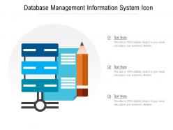 Database management information system icon