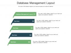 Database management layout ppt powerpoint presentation ideas inspiration cpb